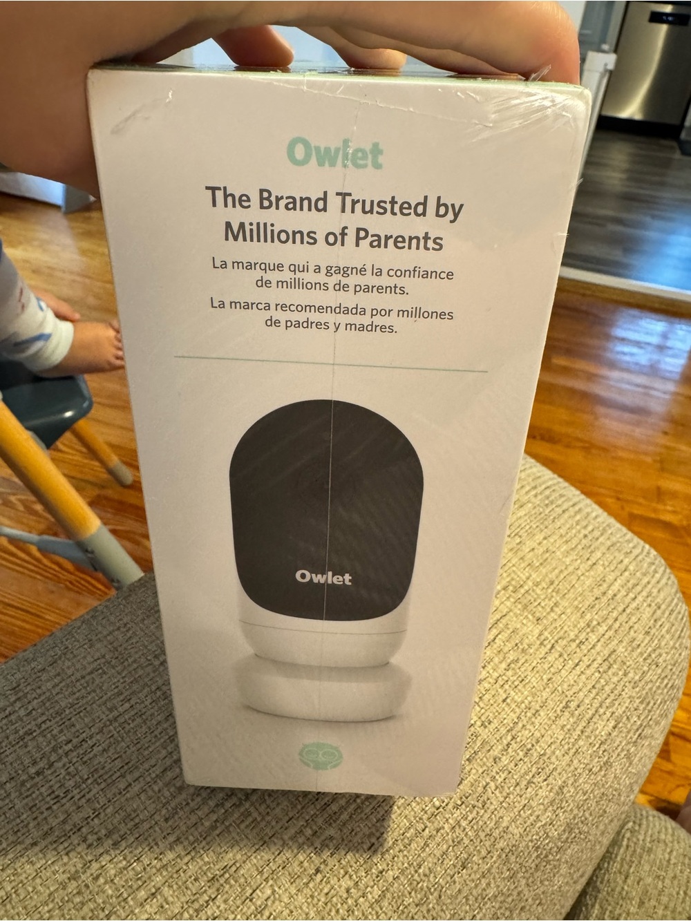 Owlet Smart Nursery Monitor - Black and White NWT